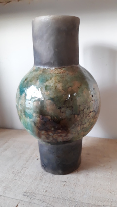 vase tube boule